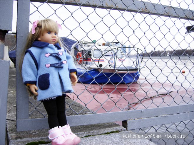 Марейка на Воробьевых горах. Часть 2. " Ох, белый теплоход ..." Кукла Mareike Kidz‘n’Cats, Sonja Hartmann (фото 7)