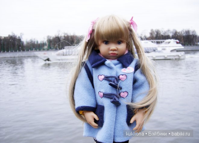 Марейка на Воробьевых горах. Часть 2. " Ох, белый теплоход ..." Кукла Mareike Kidz‘n’Cats, Sonja Hartmann (фото 9)