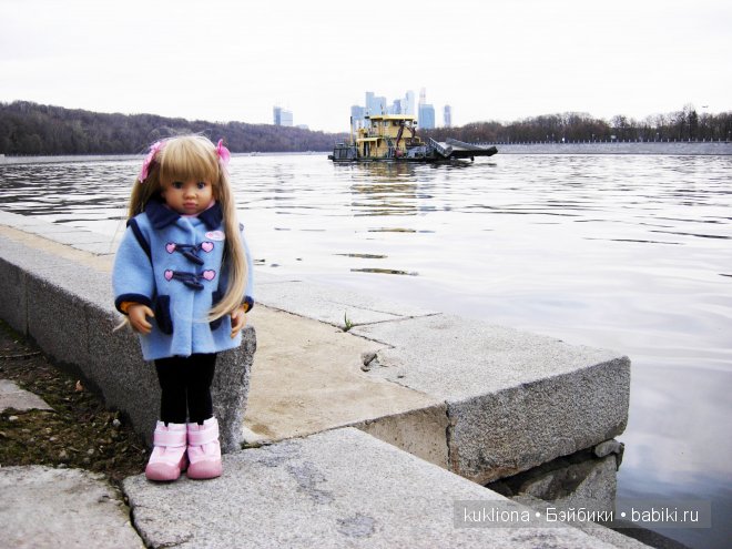 Марейка на Воробьевых горах. Часть 2. " Ох, белый теплоход ..." Кукла Mareike Kidz‘n’Cats, Sonja Hartmann (фото 2)