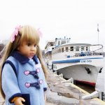 Марейка на Воробьевых горах. Часть 2. " Ох, белый теплоход ..." Кукла Mareike Kidz‘n’Cats, Sonja Hartmann