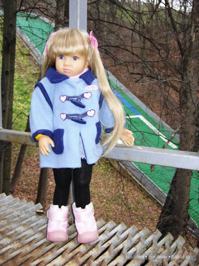 Марейка на Воробьевых горах. Часть 4. "Ох, прокачусь ..." Кукла Mareike Kidz‘n’Cats, Sonja Hartmann