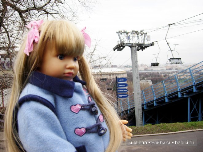 Марейка на Воробьевых горах. Часть 4. "Ох, прокачусь ..." Кукла Mareike Kidz‘n’Cats, Sonja Hartmann