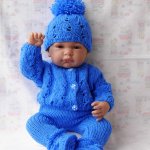 Ультрамарин, кобальт...? Моя новая вязалочка на Хуанчиков.