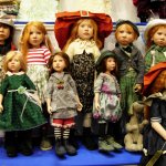 Куклы Zwergnase, Schildkröt, Heidi Plusczok на IV Московской международной выставке кукол в Гостином дворе