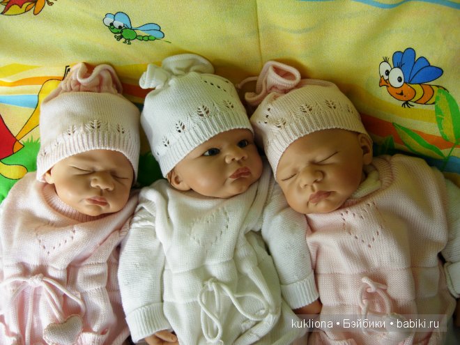 Мои тройняшки близнецы Вивиан и Лилиан в квадрате (Lilian and Vivian) от Cathariena Teunissen