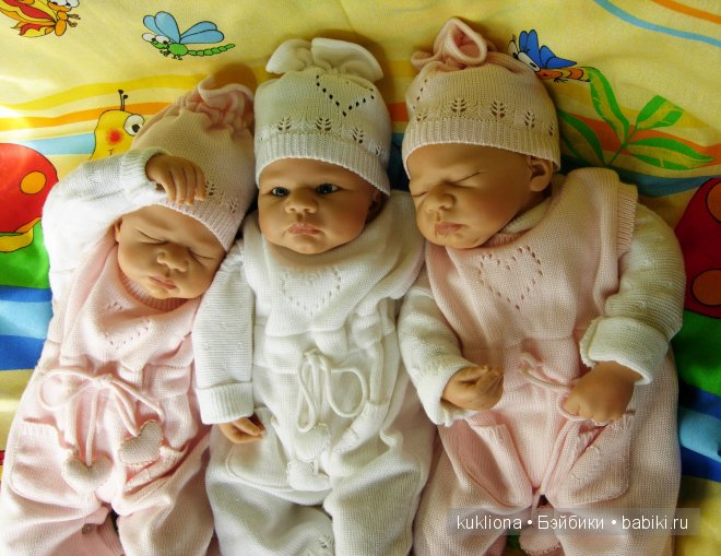 Мои тройняшки близнецы Вивиан и Лилиан в квадрате (Lilian and Vivian) от Cathariena Teunissen