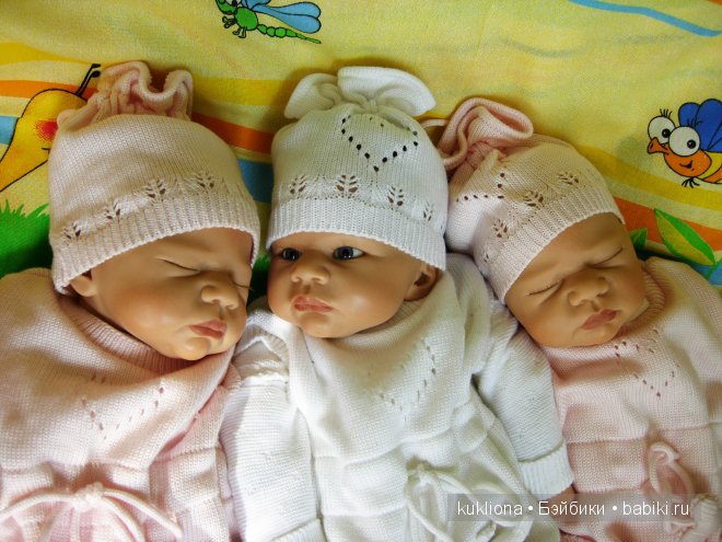 Мои тройняшки близнецы Вивиан и Лилиан в квадрате (Lilian and Vivian) от Cathariena Teunissen