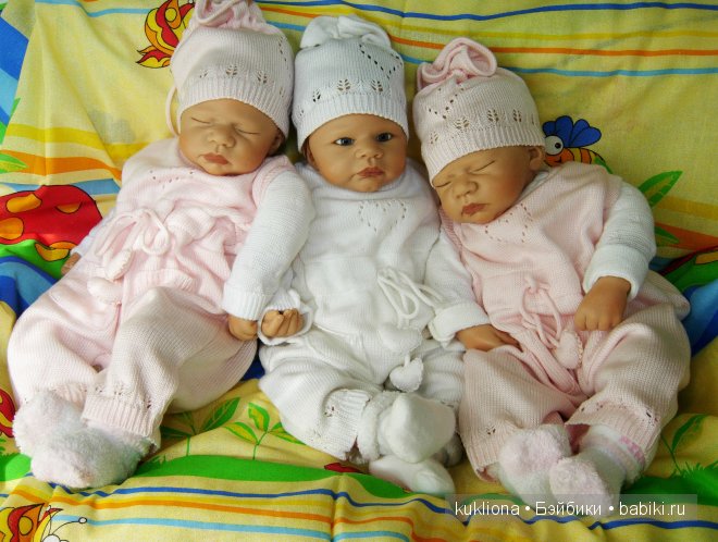 Мои тройняшки близнецы Вивиан и Лилиан в квадрате (Lilian and Vivian) от Cathariena Teunissen (фото 5)
