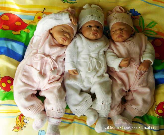 Мои тройняшки близнецы Вивиан и Лилиан в квадрате (Lilian and Vivian) от Cathariena Teunissen