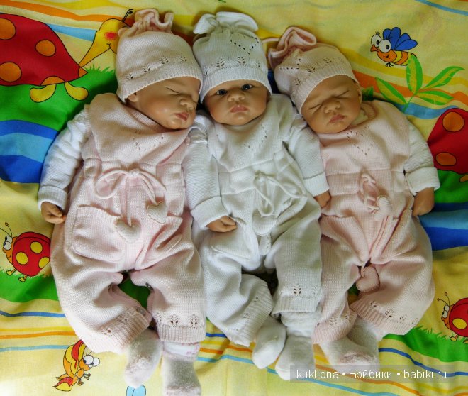 Мои тройняшки близнецы Вивиан и Лилиан в квадрате (Lilian and Vivian) от Cathariena Teunissen