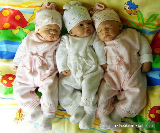 Мои тройняшки близнецы Вивиан и Лилиан в квадрате (Lilian and Vivian) от Cathariena Teunissen