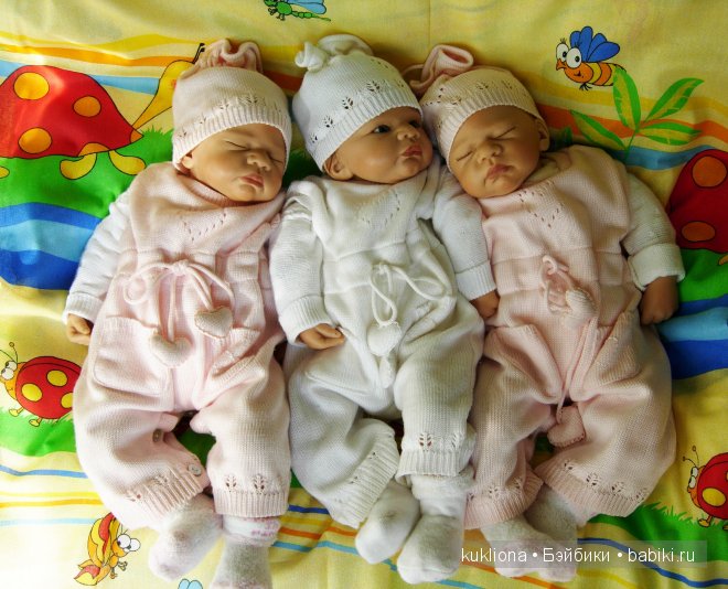 Мои тройняшки близнецы Вивиан и Лилиан в квадрате (Lilian and Vivian) от Cathariena Teunissen