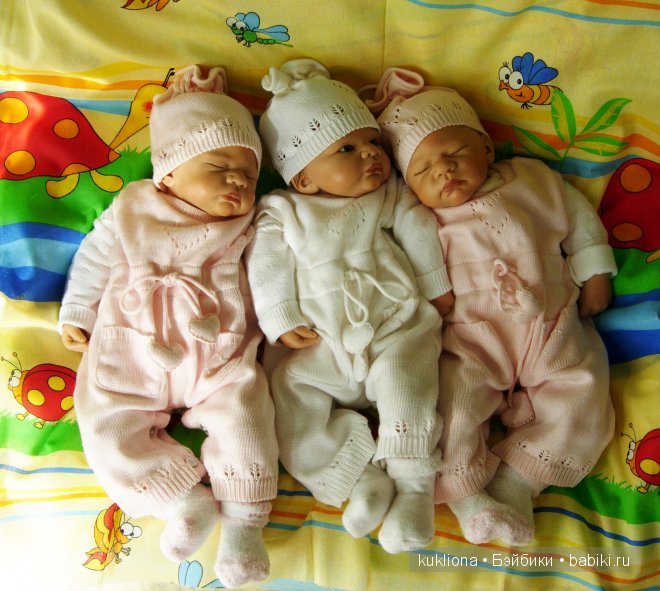 Мои тройняшки близнецы Вивиан и Лилиан в квадрате (Lilian and Vivian) от Cathariena Teunissen