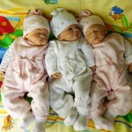 Мои тройняшки близнецы Вивиан и Лилиан в квадрате (Lilian and Vivian) от Cathariena Teunissen