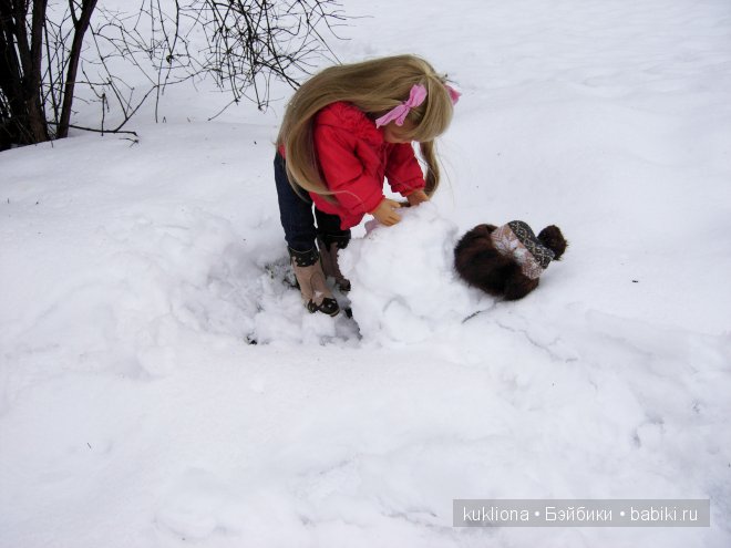 Как Марейка снеговика лепила. Кукла Mareike Kidz‘n’Cats, Sonja Hartmann с 11 шарнирами (фото 3)