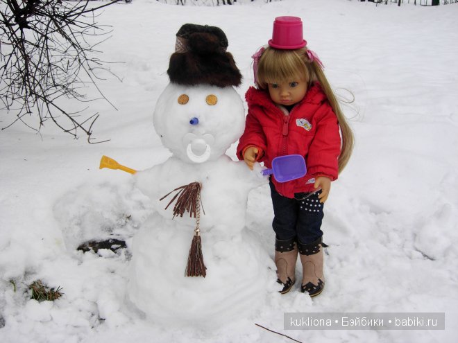 Как Марейка снеговика лепила. Кукла Mareike Kidz‘n’Cats, Sonja Hartmann с 11 шарнирами