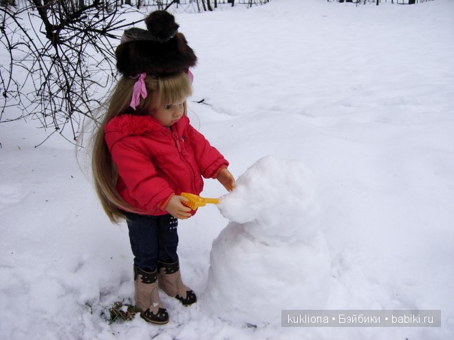 Как Марейка снеговика лепила. Кукла Mareike Kidz‘n’Cats, Sonja Hartmann с 11 шарнирами (фото 6)