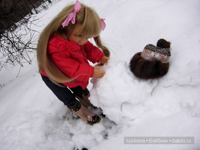 Как Марейка снеговика лепила. Кукла Mareike Kidz‘n’Cats, Sonja Hartmann с 11 шарнирами (фото 4)