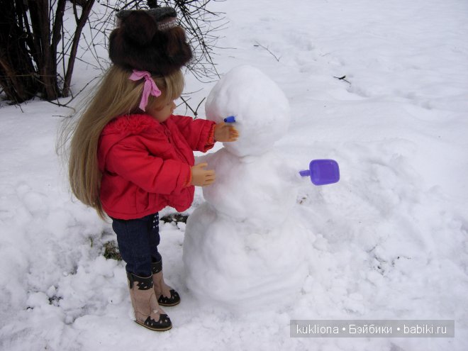 Как Марейка снеговика лепила. Кукла Mareike Kidz‘n’Cats, Sonja Hartmann с 11 шарнирами (фото 9)