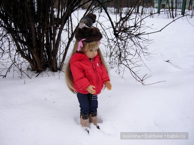 Как Марейка снеговика лепила. Кукла Mareike Kidz‘n’Cats, Sonja Hartmann с 11 шарнирами