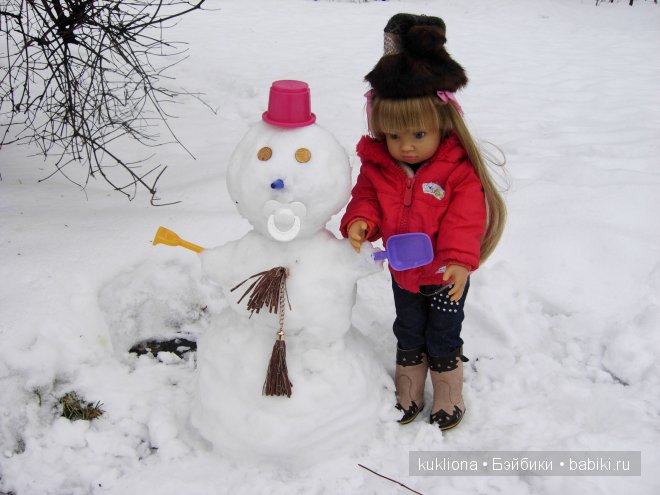 Как Марейка снеговика лепила. Кукла Mareike Kidz‘n’Cats, Sonja Hartmann с 11 шарнирами