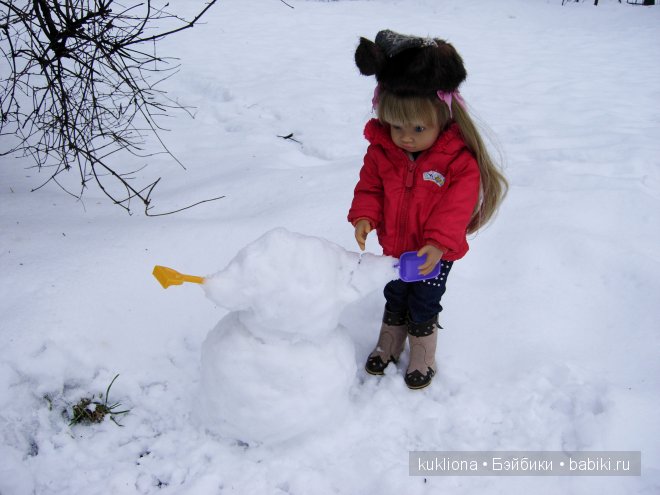 Как Марейка снеговика лепила. Кукла Mareike Kidz‘n’Cats, Sonja Hartmann с 11 шарнирами (фото 7)