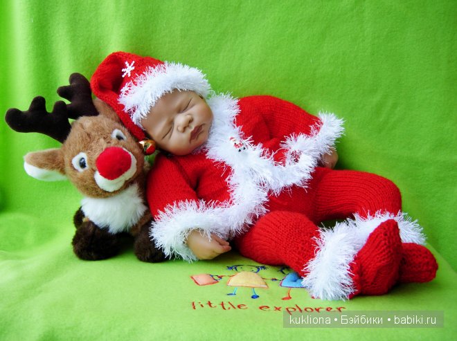 Санта Клаусы после работы. Куклы Emilie Sissel Bjorstadt Skille для Gotz и Lilian Cathariena Teunissen Zapf