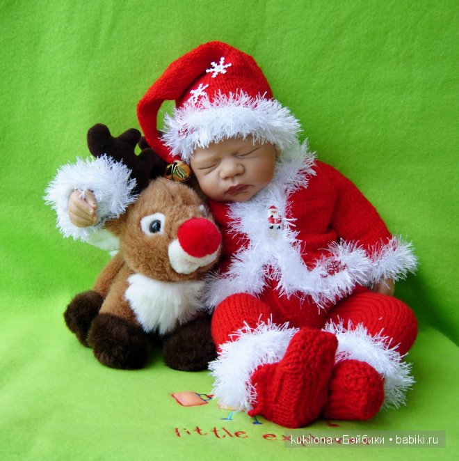 Санта Клаусы после работы. Куклы Emilie Sissel Bjorstadt Skille для Gotz и Lilian Cathariena Teunissen Zapf (фото 9)
