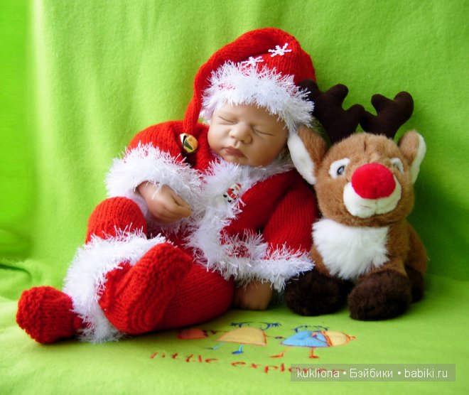 Санта Клаусы после работы. Куклы Emilie Sissel Bjorstadt Skille для Gotz и Lilian Cathariena Teunissen Zapf