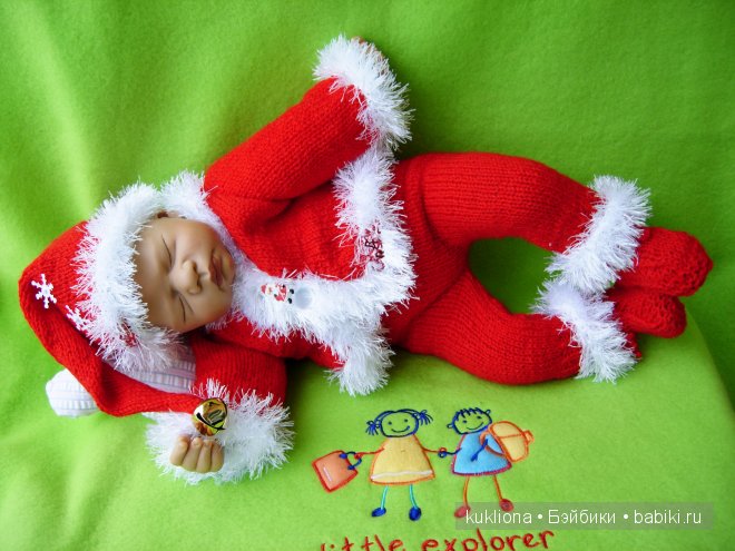 Санта Клаусы после работы. Куклы Emilie Sissel Bjorstadt Skille для Gotz и Lilian Cathariena Teunissen Zapf