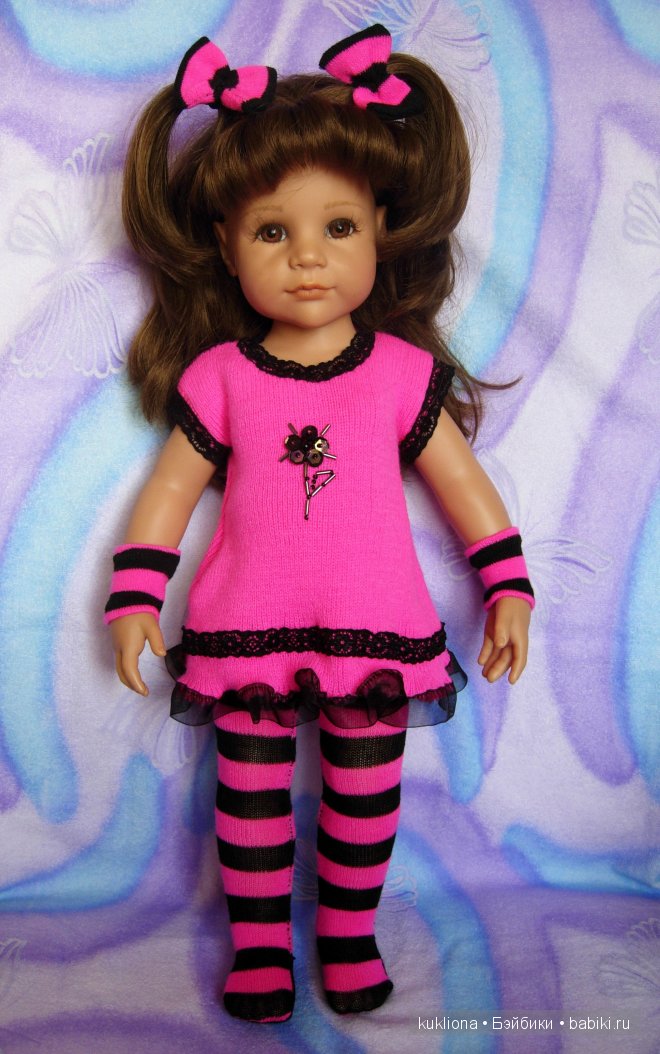Трикотажные полоски для задорного настроения. Одежда для кукол Gotz , Kidz‘n’Cats и других (фото 2)