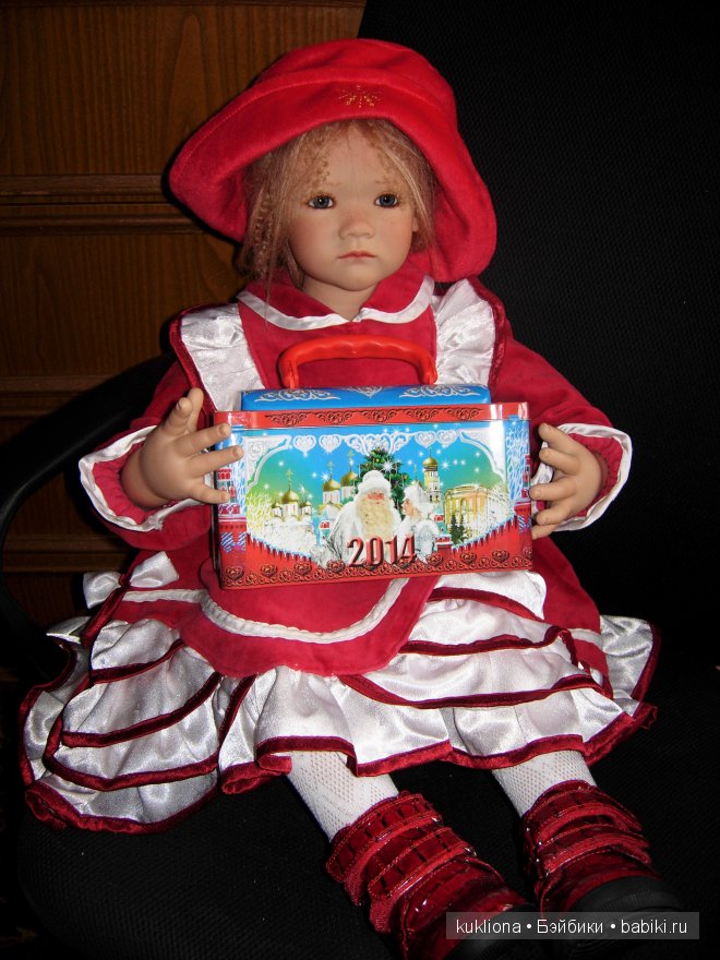 Илви встречает новый год. Кукла Ilvi Annette Himstedt (фото 7)