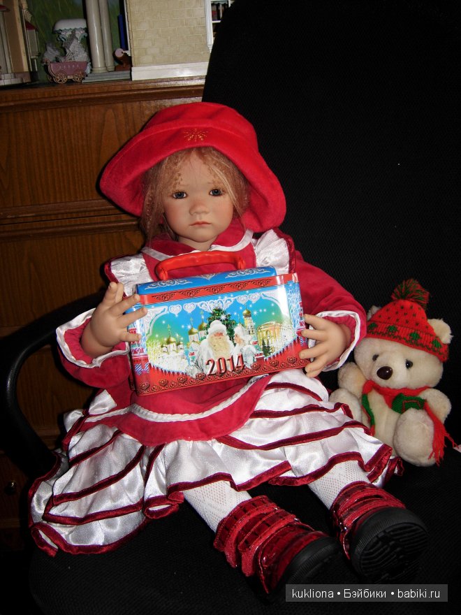 Илви встречает новый год. Кукла Ilvi Annette Himstedt (фото 9)