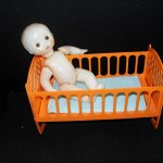 Пупсик в кроватке.  Моя любимая игрушка 80-х