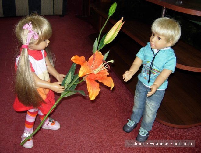 Под балконом давно серенады поют... или как Тим учился играть на гитаре. Кукла Tim Kidz‘n’Cats, Sonja Hartmann