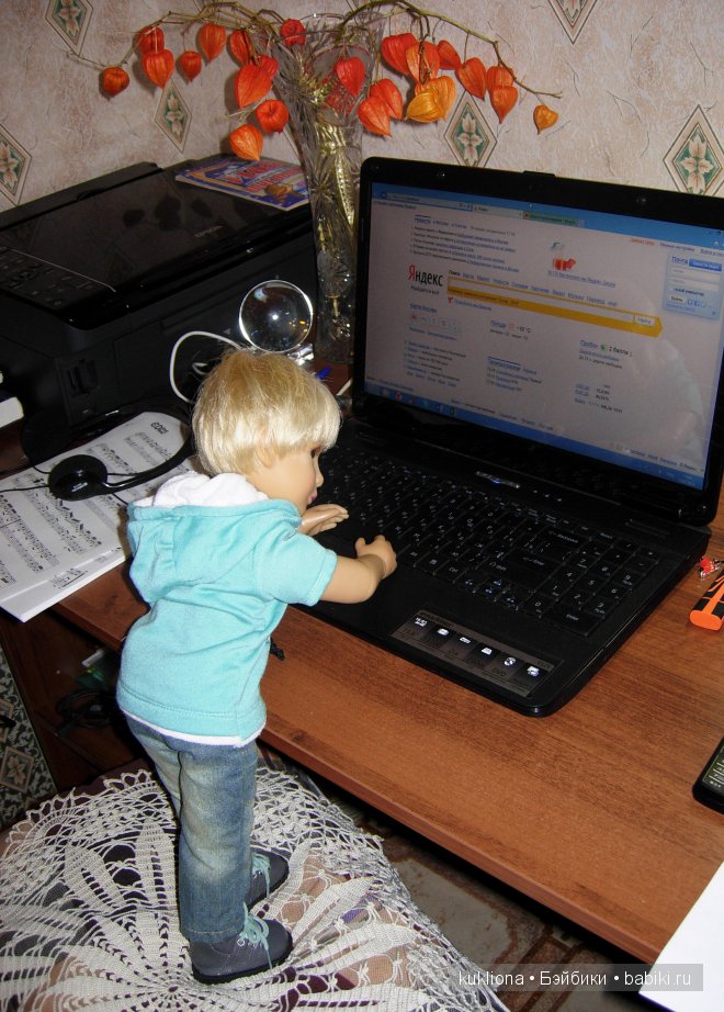 Под балконом давно серенады поют... или как Тим учился играть на гитаре. Кукла Tim Kidz‘n’Cats, Sonja Hartmann