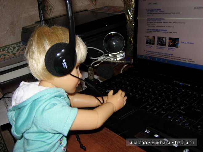 Под балконом давно серенады поют... или как Тим учился играть на гитаре. Кукла Tim Kidz‘n’Cats, Sonja Hartmann