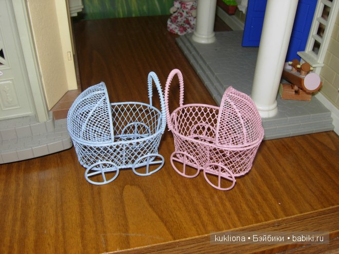 Моя парковочка колясок.Разные миниатюрные колясочки