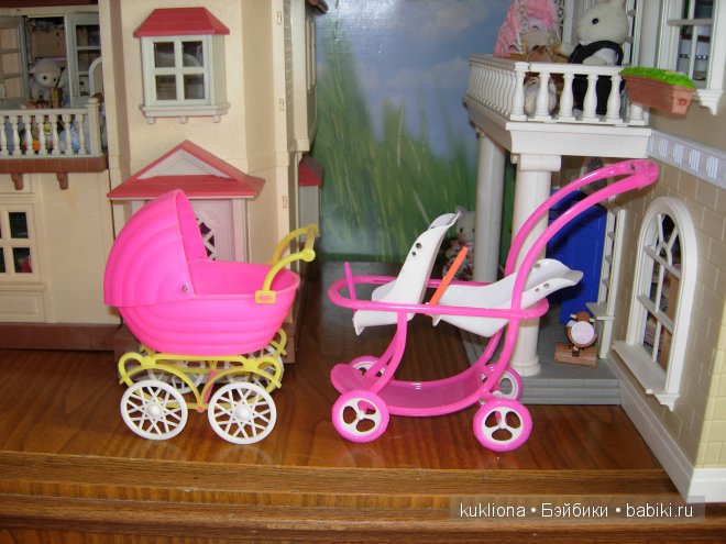 Моя парковочка колясок.Разные миниатюрные колясочки