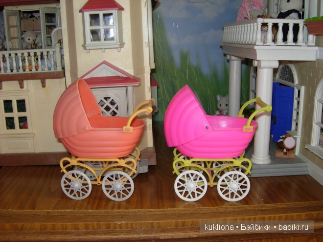 Моя парковочка колясок.Разные миниатюрные колясочки