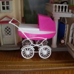 Моя парковочка колясок.Разные миниатюрные колясочки.