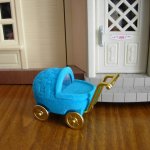 Миниатюра для кукол - люлечки и колясочки