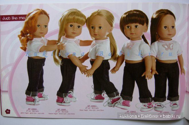 Каталог Gotz Готц 2007 — Куклы Gotz (Готц): Ханна