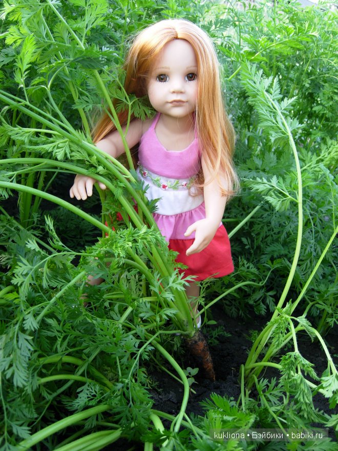 Во саду ли, в огороде. Стефания собирает урожай. Кукла Ханна на прогулке 2012 Gotz Hanna and her dog | Бэйбики Во саду ли, в огороде. Стефания собирает урожай. Кукла Ханна на прогулке 2012 Gotz Hanna and her dog