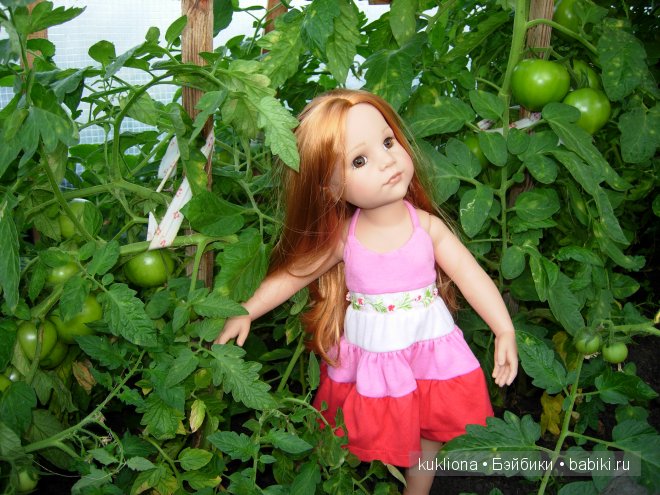 Во саду ли, в огороде. Стефания собирает урожай. Кукла Ханна на прогулке 2012 Gotz Hanna and her dog | Бэйбики Во саду ли, в огороде. Стефания собирает урожай. Кукла Ханна на прогулке 2012 Gotz Hanna and her dog (фото 6)