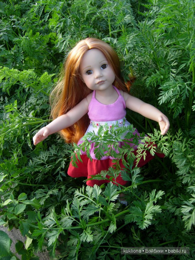Во саду ли, в огороде. Стефания собирает урожай. Кукла Ханна на прогулке 2012 Gotz Hanna and her dog | Бэйбики Во саду ли, в огороде. Стефания собирает урожай. Кукла Ханна на прогулке 2012 Gotz Hanna and her dog