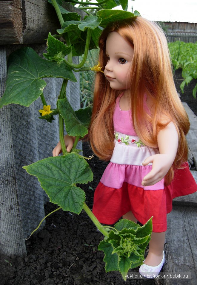 Во саду ли, в огороде. Стефания собирает урожай. Кукла Ханна на прогулке 2012 Gotz Hanna and her dog | Бэйбики Во саду ли, в огороде. Стефания собирает урожай. Кукла Ханна на прогулке 2012 Gotz Hanna and her dog