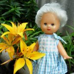 Советская кукла Оля