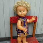 Советская кукла Аня