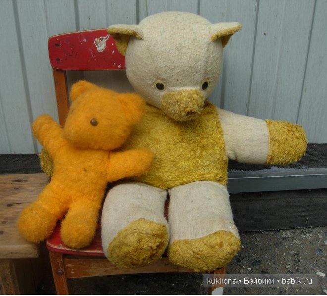 Советский желтый медвежонок Солнышко (фото 6)